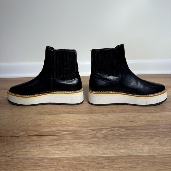 ShuShop Yazy Black Platform Ankle Boot Women’s Size 7.5 - Picture 4 of 7